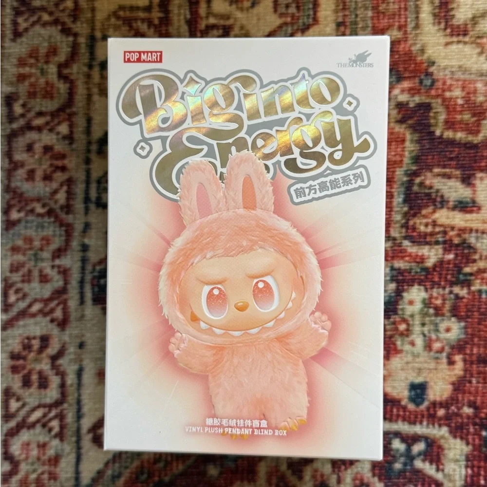 💙 Authentic Unopened Labubu Big Into Energy Monsters Hope - Picture 2 of 3